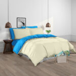 DUVET COVER DOBLE FAZ Marfil/Aguamarina - Imagen 2