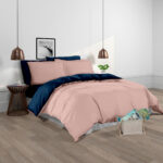 DUVET COVER DOBLE FAZ Azul oscuro/Rose - Imagen 2