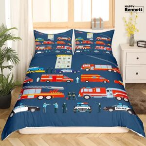 DUVET COVER POLICE CITY CARS